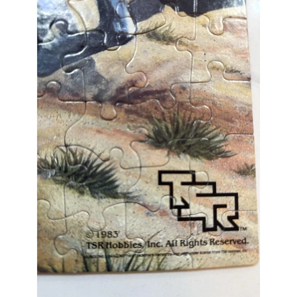 1983 TSR Dungeons & Dragons 200pc puzzle complete